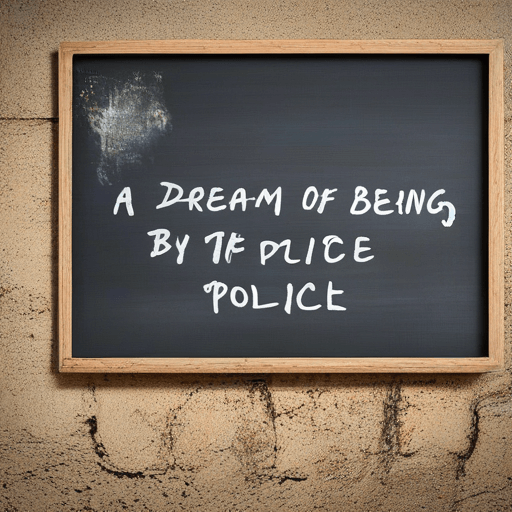 경찰에게 쫓기는 꿈 해몽 해석