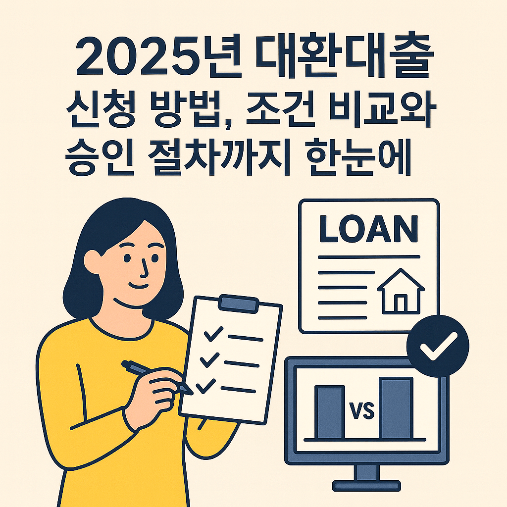 《2025년 대환대출 신청 방법, 조건 비교와 승인 절차까지 한눈에》