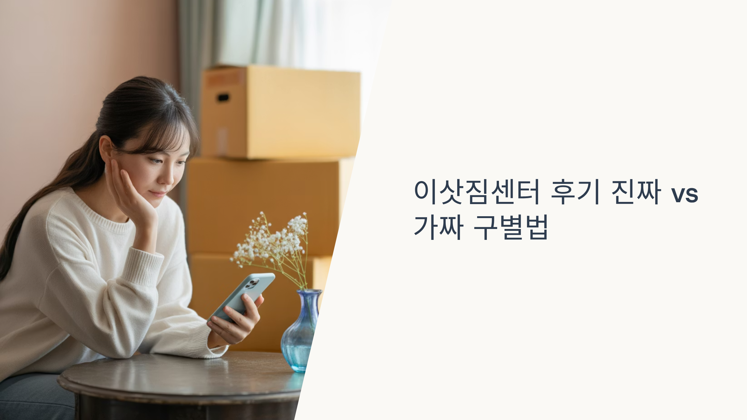 이삿짐센터 신뢰업체 찾기 대표이미지