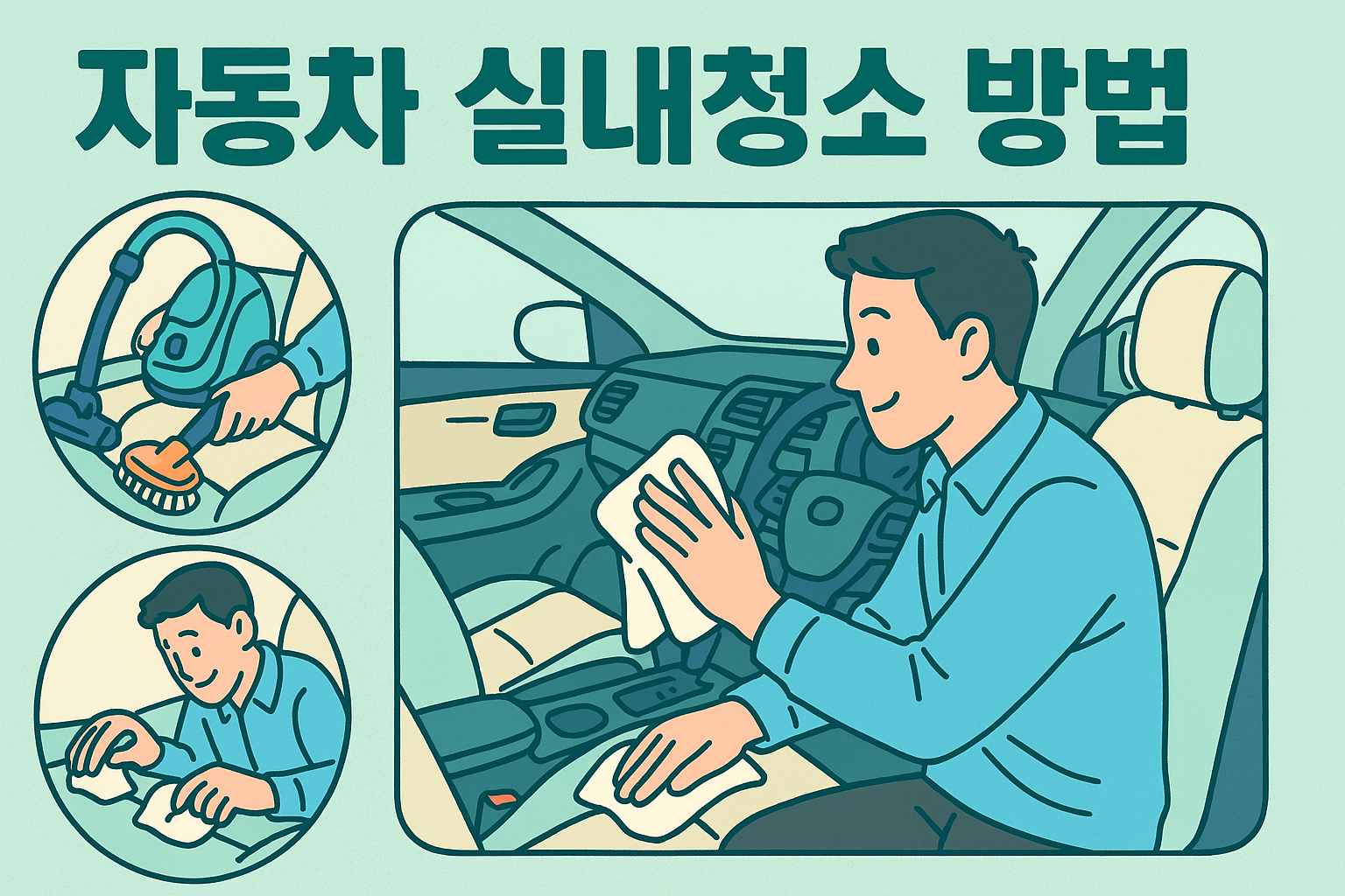자동차 실내세차 혼자서 하는 법 ❘ 셀프 인테리어 클리닝 완전 정복!