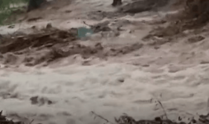 그리스 대홍수 피해 현장