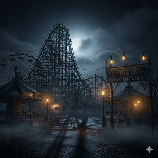 에버랜드 괴담을 이미지로 형상화