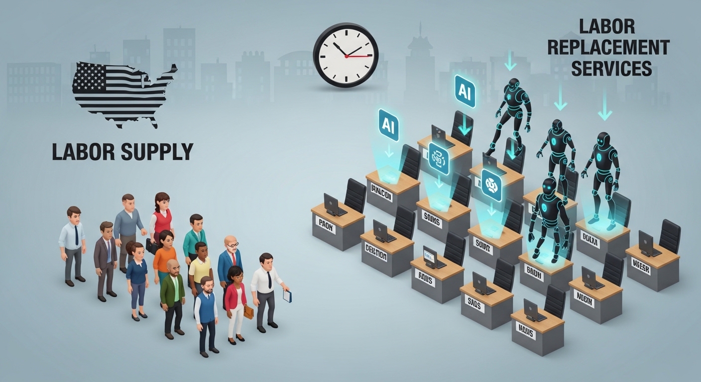 2026년 미국 투자 트렌드: 단순 자동화를 넘어 &amp;#39;인력 대체 서비스(LRS)&amp;#39; 기업에 주목해야 하는 이유