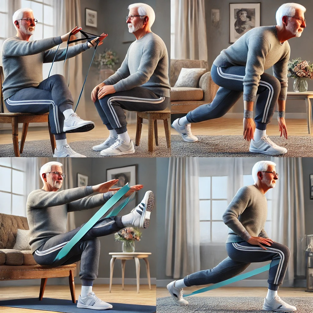 80대 노인의 근력운동