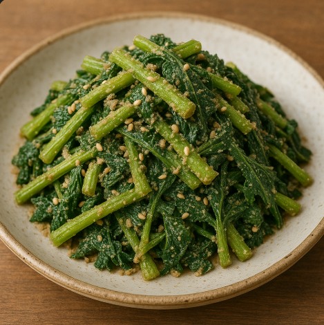 궁채나물 무침 사진