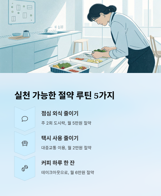 실천 가능한 절약 루틴 5가지