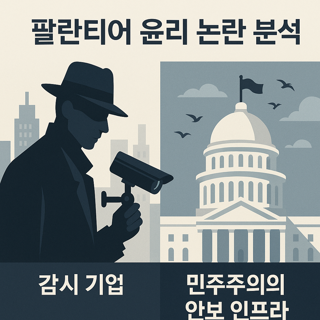 팔란티어 윤리 논란 분석 감시 기업인가, 민주주의의 안보 인프라인가