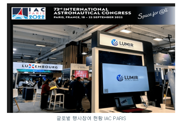 루미르 글로벌 행사참여 현황