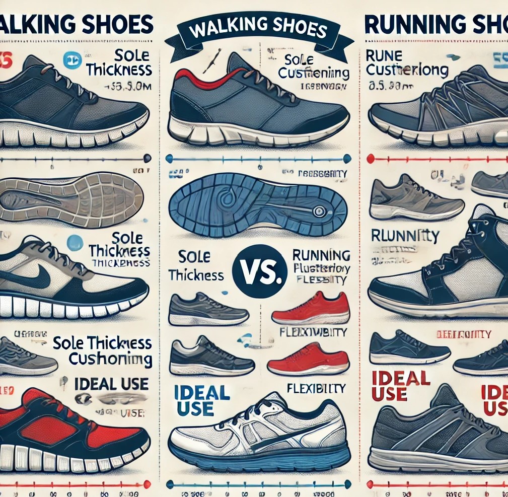 워킹화 vs 러닝화