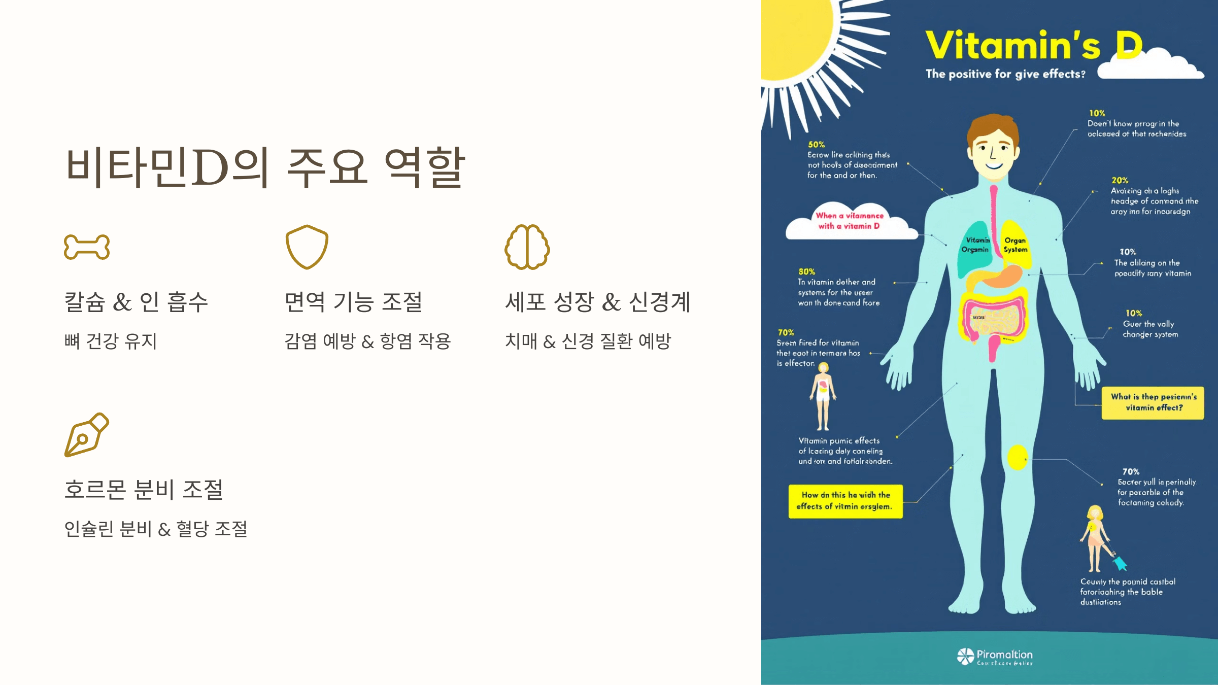 비타민D와 관련된 사진입니다.