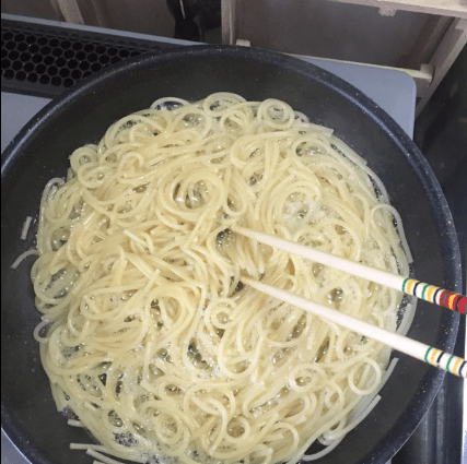 라면 대신 파스타