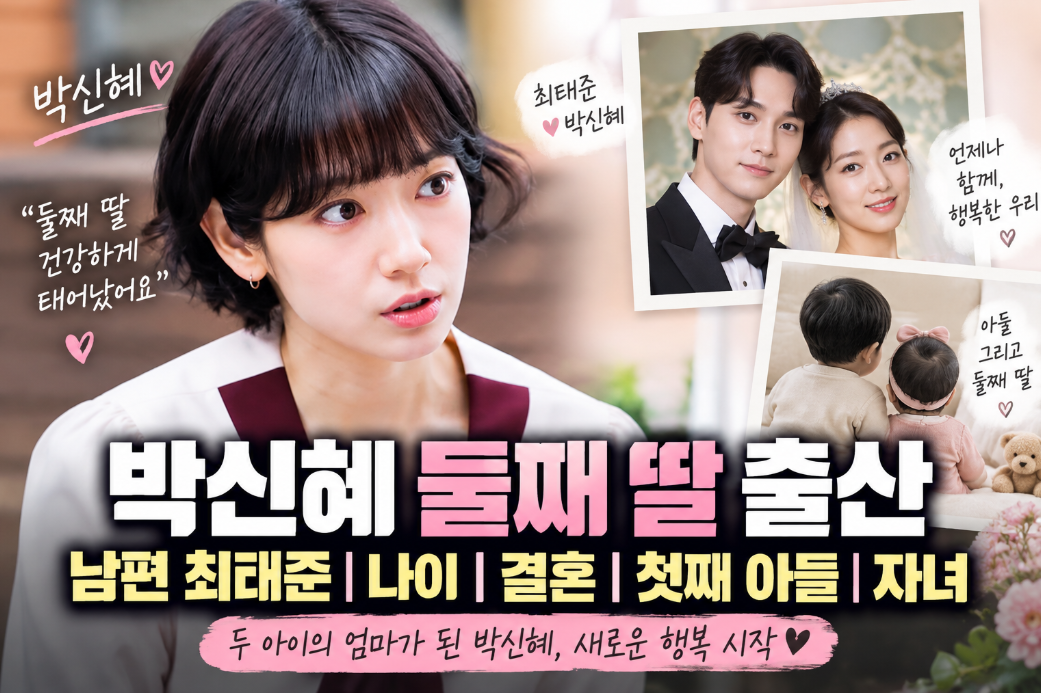 박신혜 둘째 딸 출산｜남편 최태준&middot;나이&middot;결혼&middot;첫째 아들