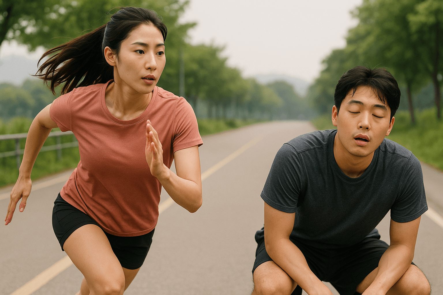 러닝 페이스-사진