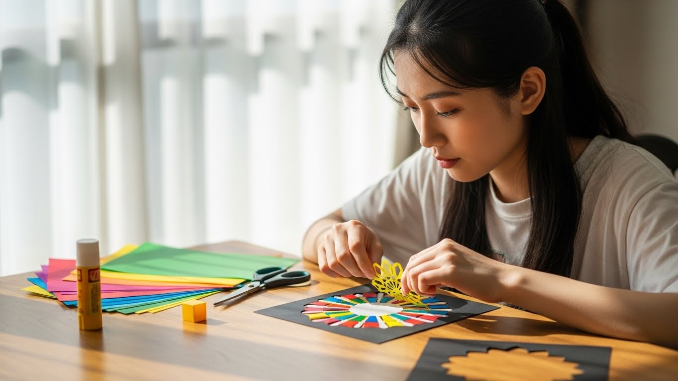 종이나라 캐치 티니핑 글라스아트 썬캐쳐