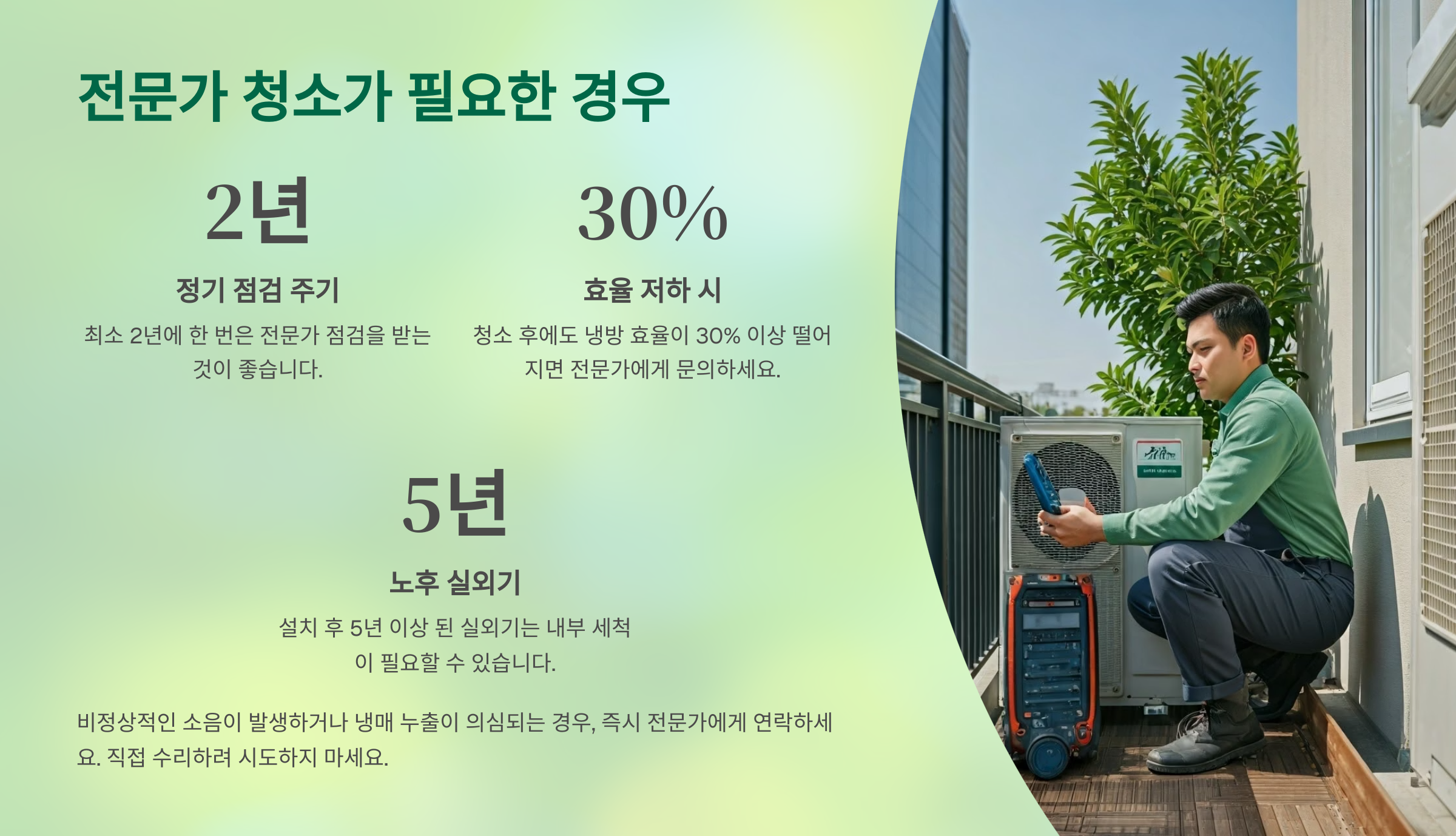 실외기 전문가 청소