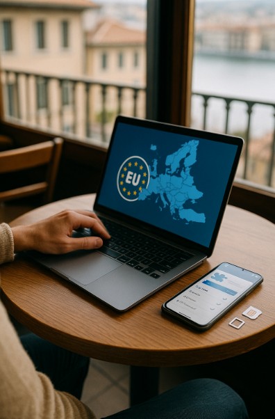 디지털 노마드, 유럽 통신 요금