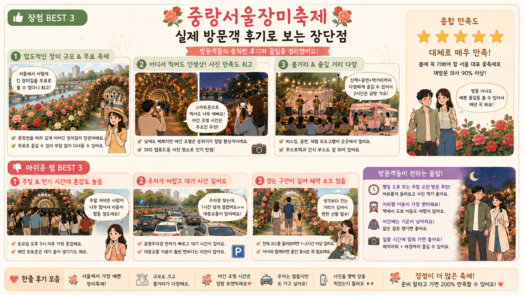 중랑 서울 장미축제