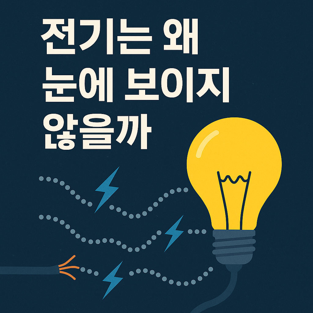 전기는 왜 눈에 보이지 않을까