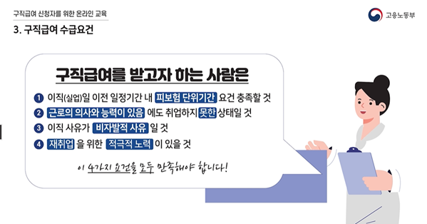 구직급여 조건