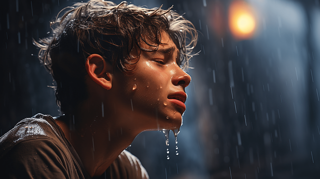 눈물의 화학적 성분과 스트레스 호르몬 감소