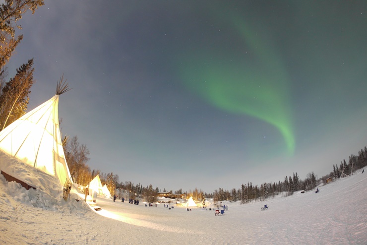 하트 모양 오로라