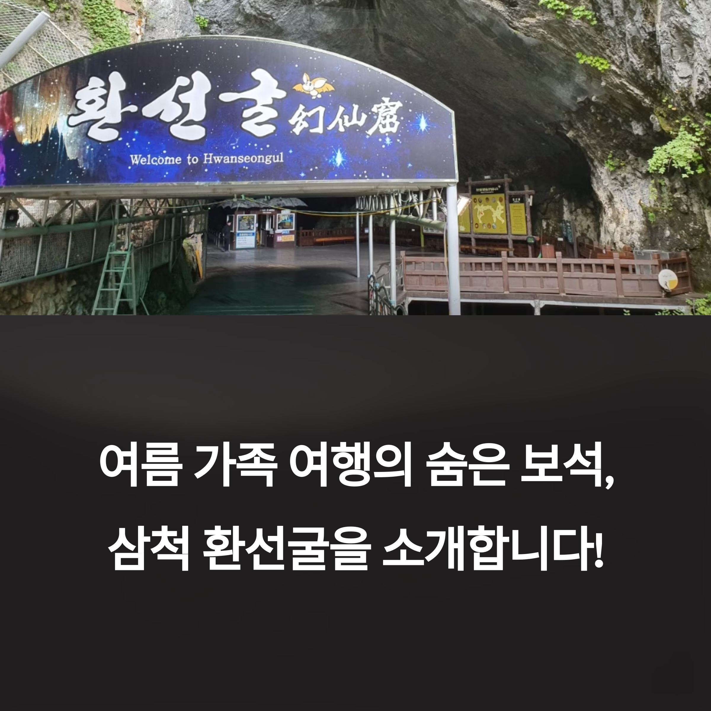 여름 가족 여행의 숨은 보석, 삼척 환선굴을 소개합니다!