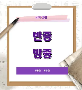 반증 방증 뜻 차이 맞춤법 한자_9