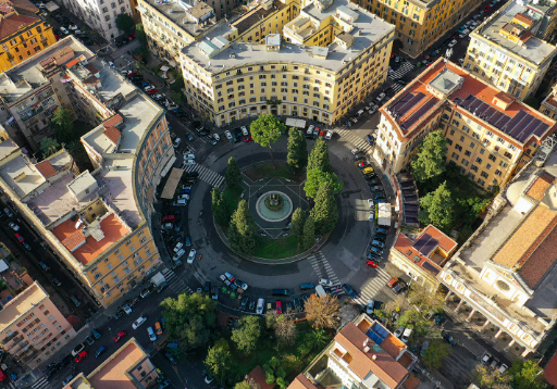 로마 쇼핑몰 중심지