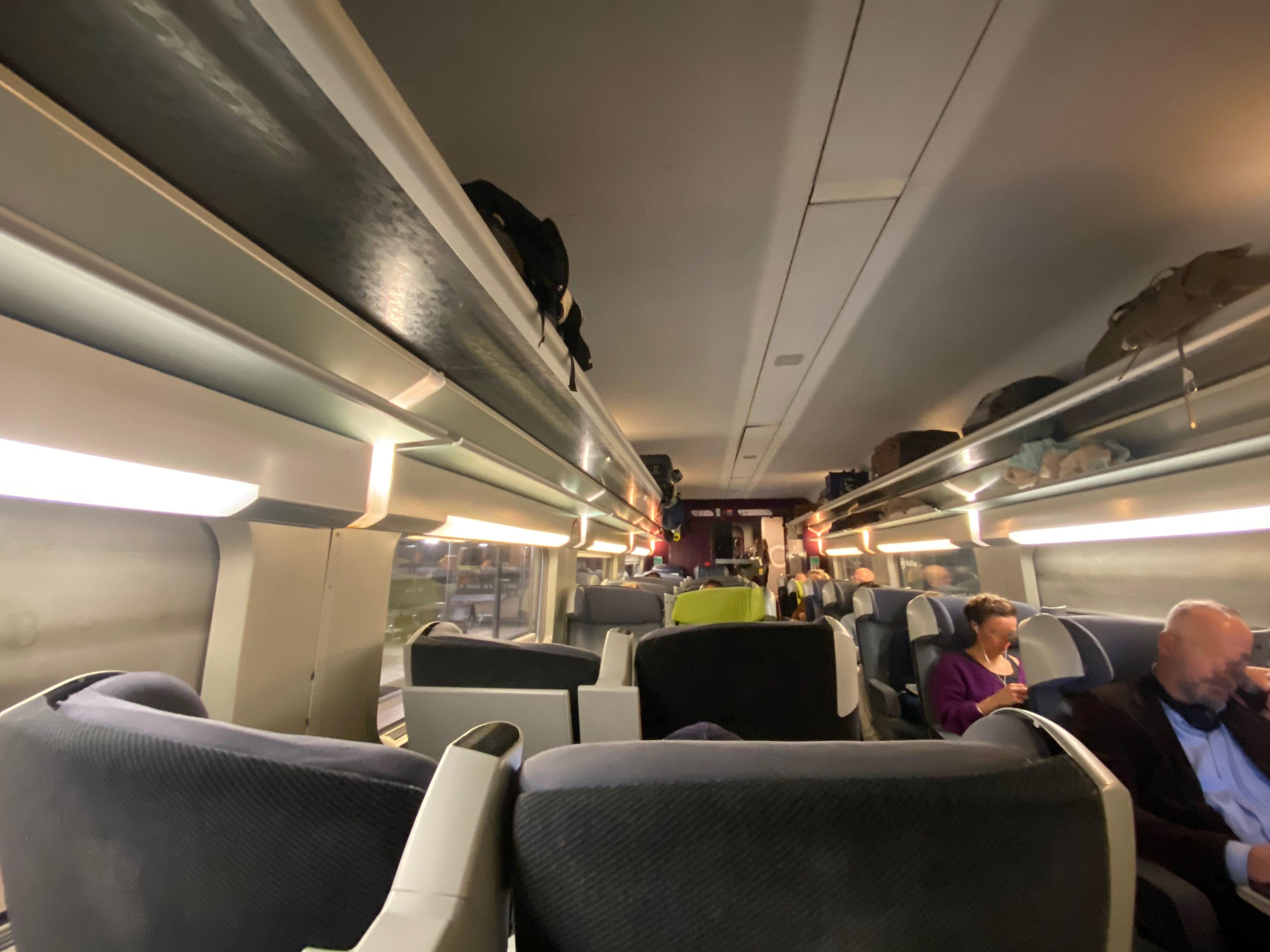 TGV 1등석 객실