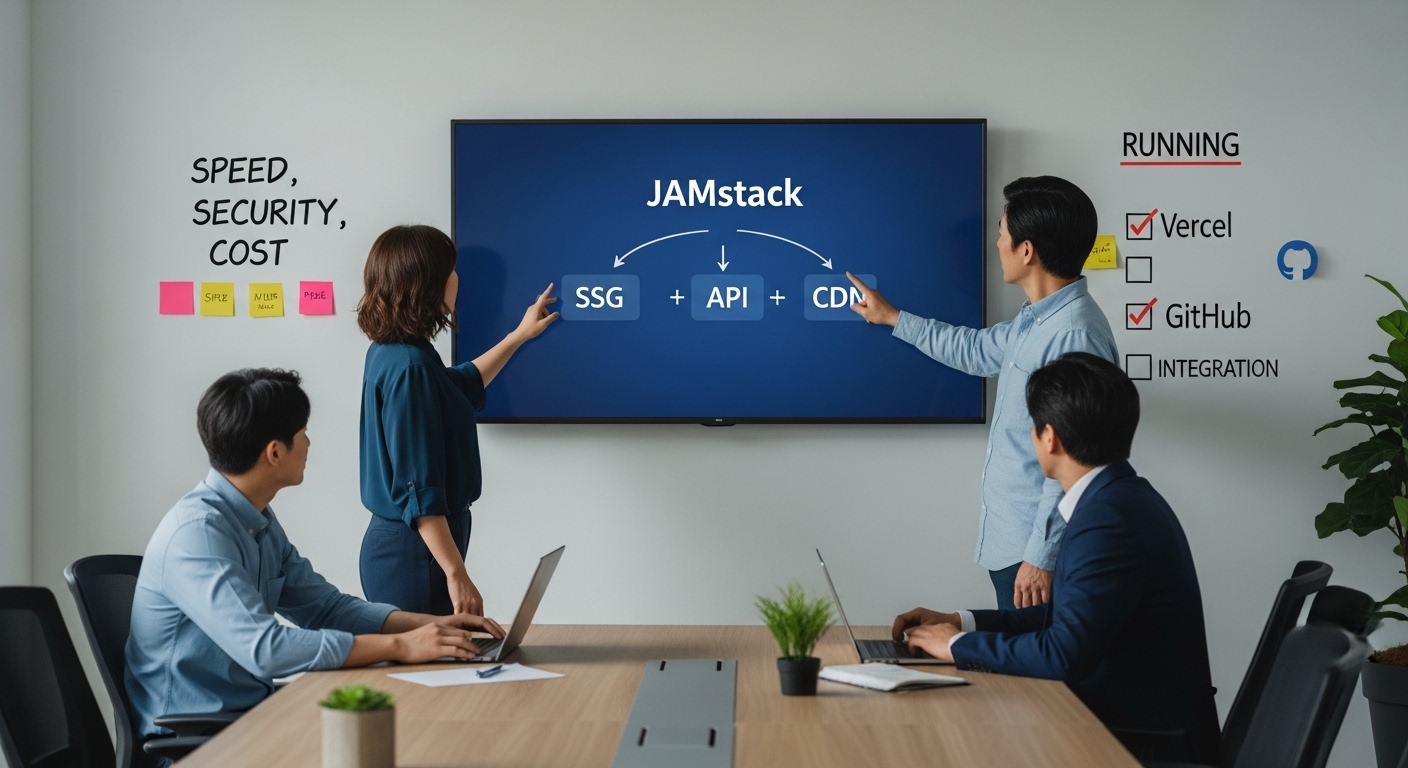 JAMstack deployment flow