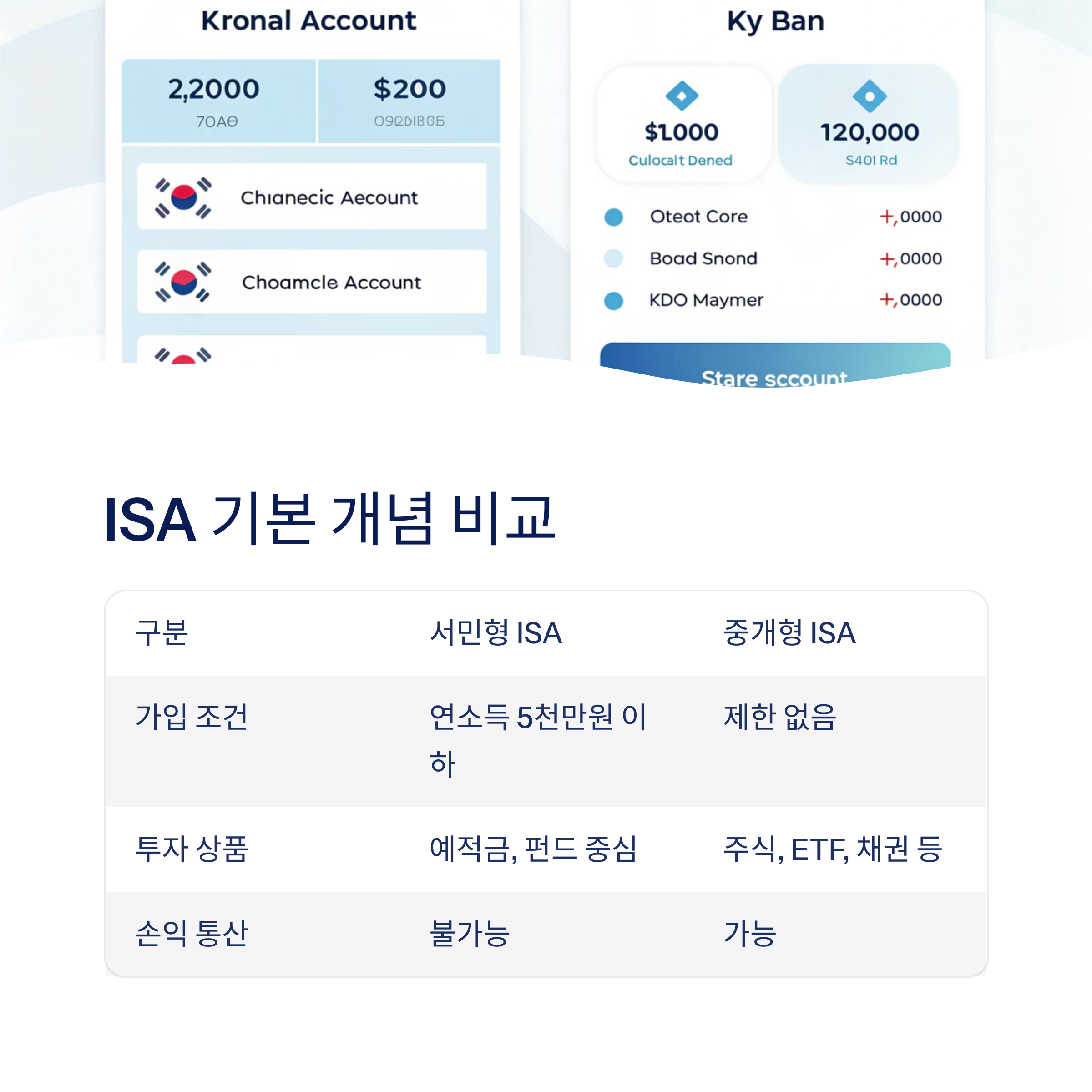 ISA 개정안 기준, 서민형 vs 중개형 ISA 절세 비교