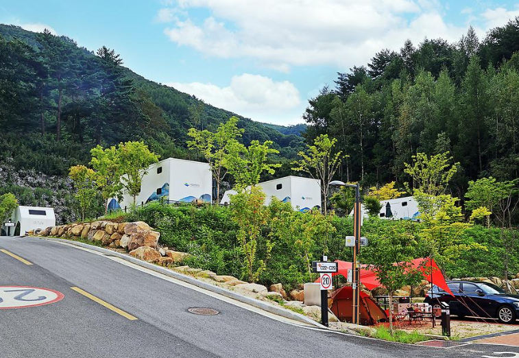 태백산 소도 캠핑장 모습