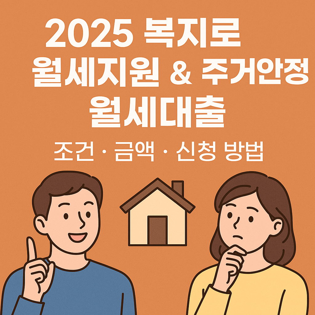 2025 복지로 월세지원 최신 가이드 &amp; 주거안정 월세대출