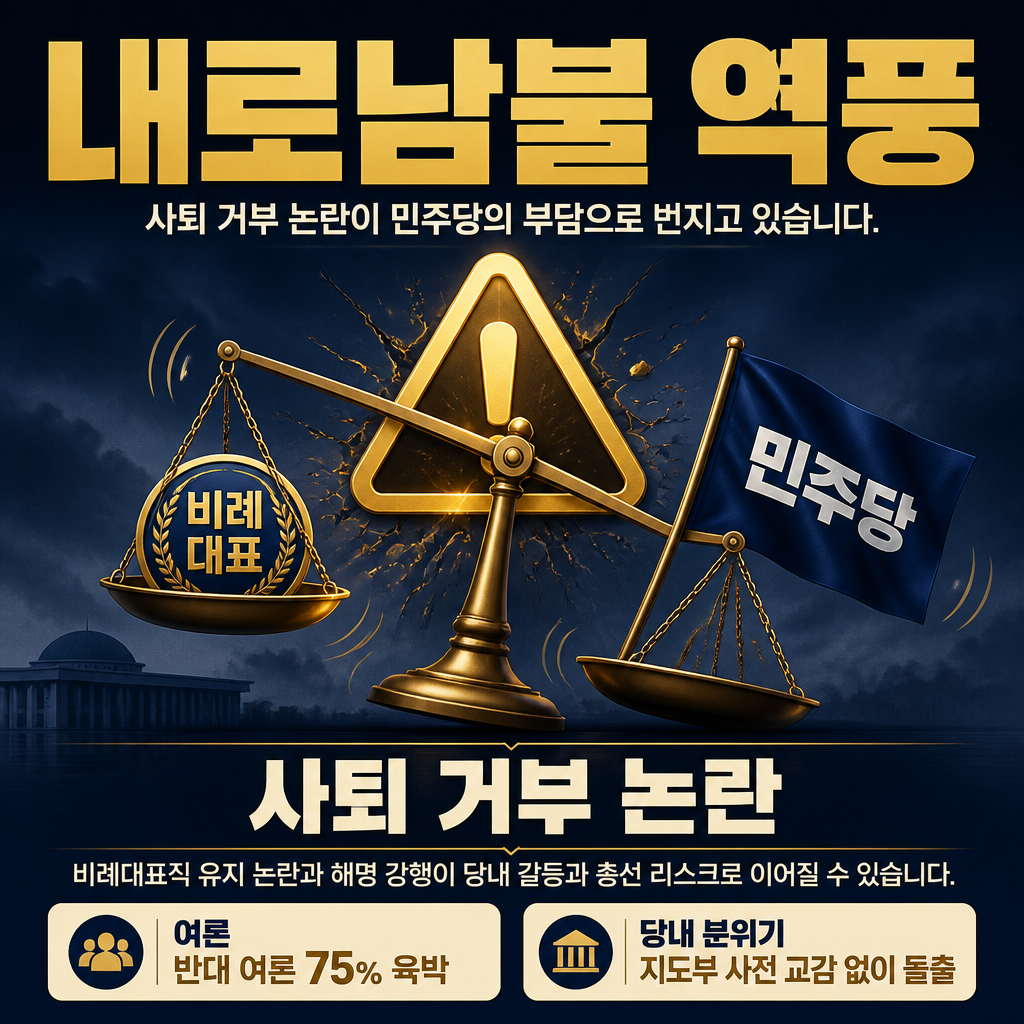 내로남불 역풍