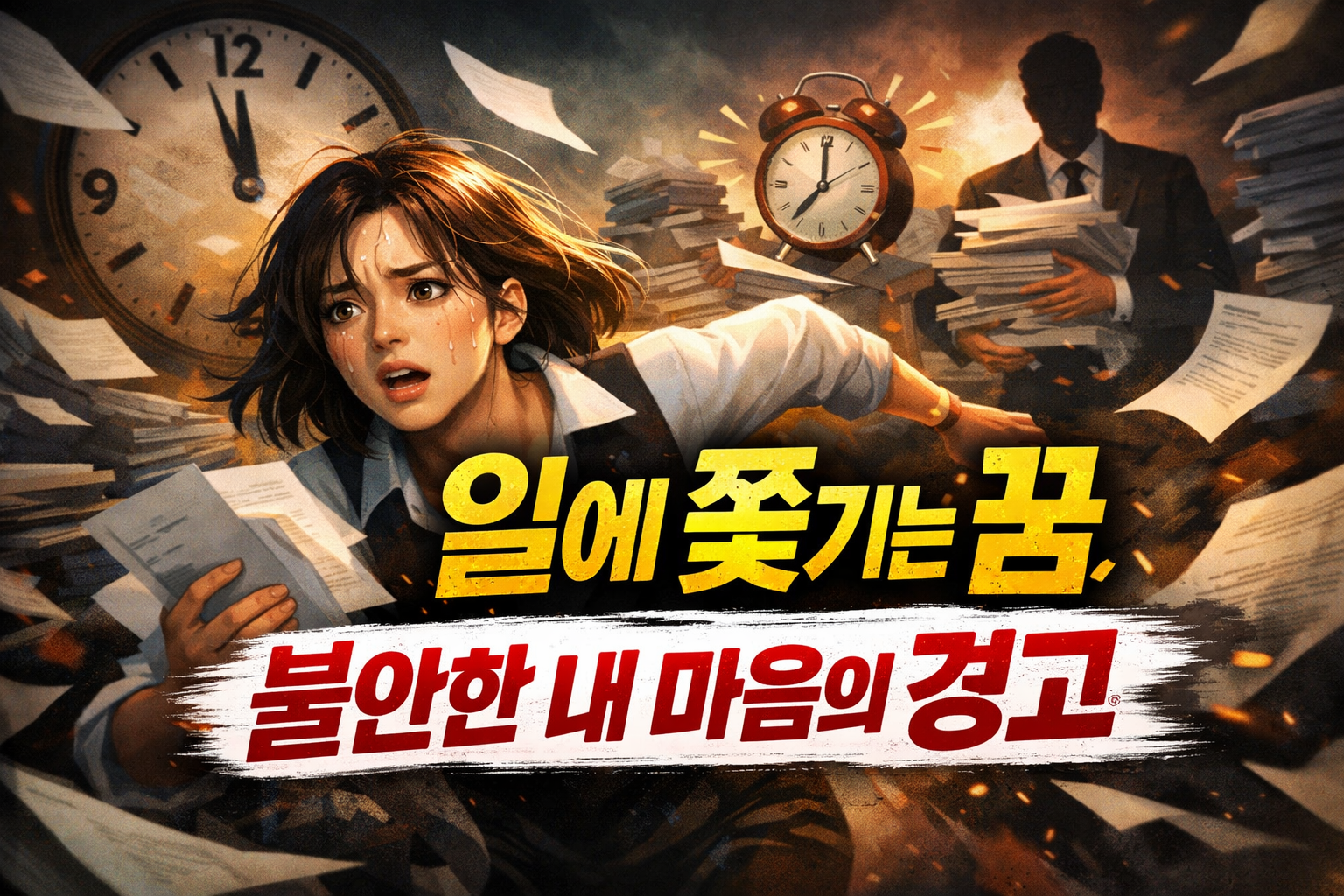 일에 쫓기는 꿈