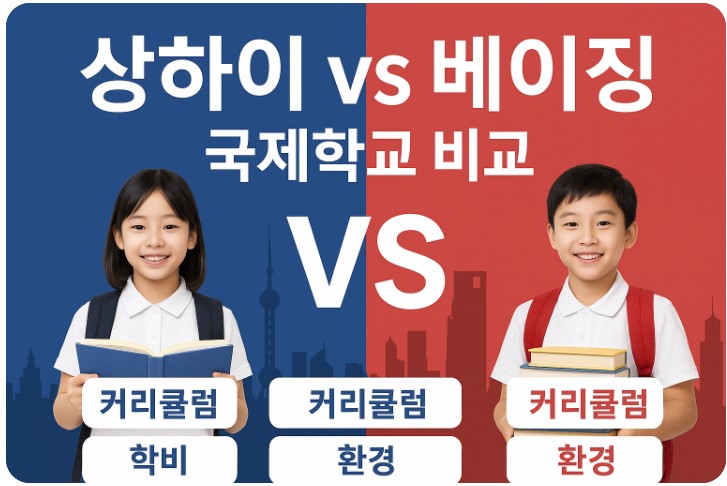 상하이 VS 베이징 국제학교 비교 ( 커리큘럼, 학비, 환경, 전략 ) 관련