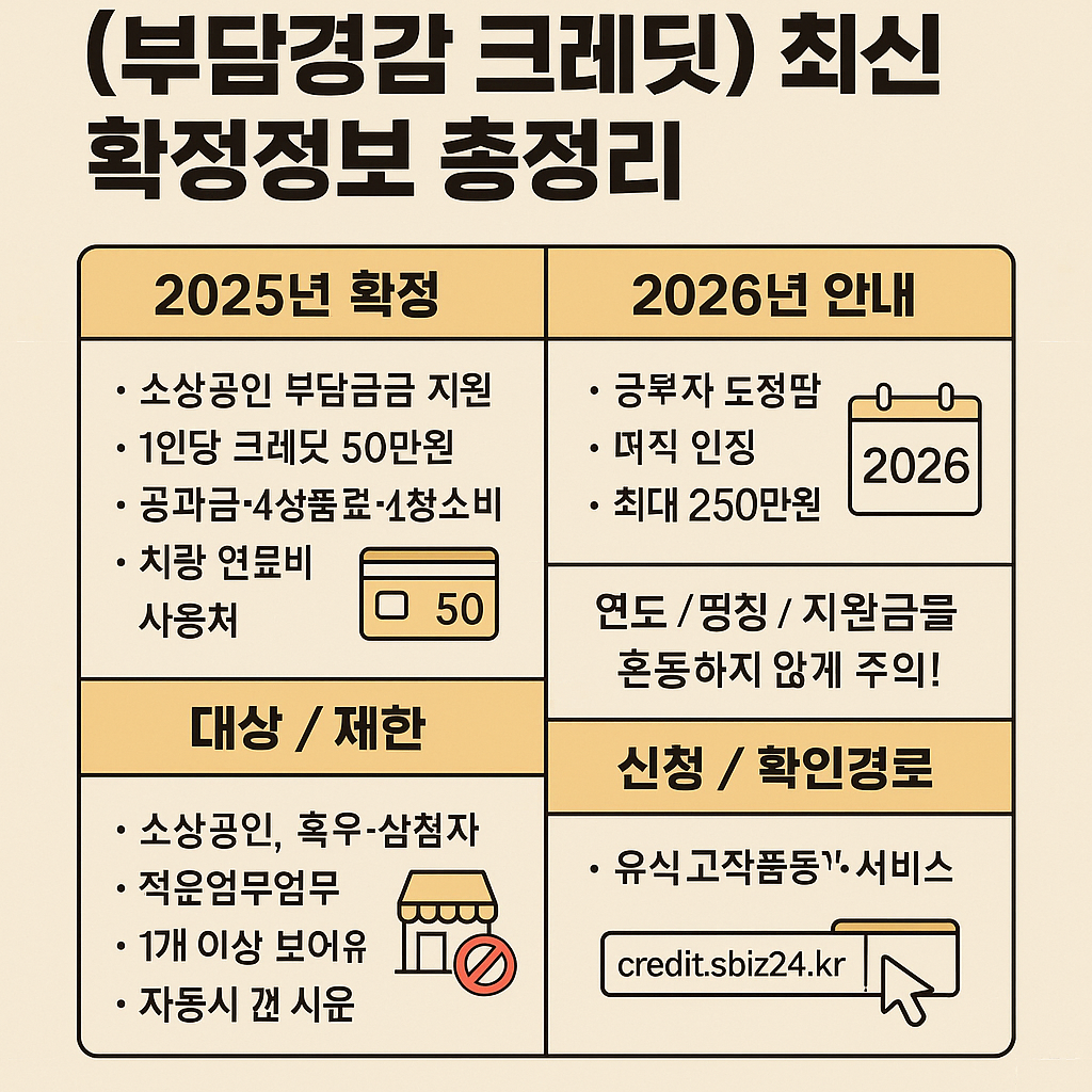 2025~2026 경영안정바우처 확정정리