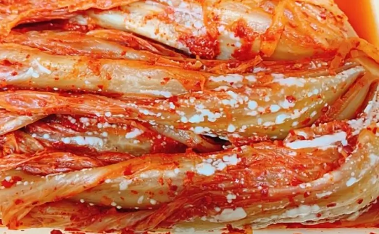 김치에 핀 골마지