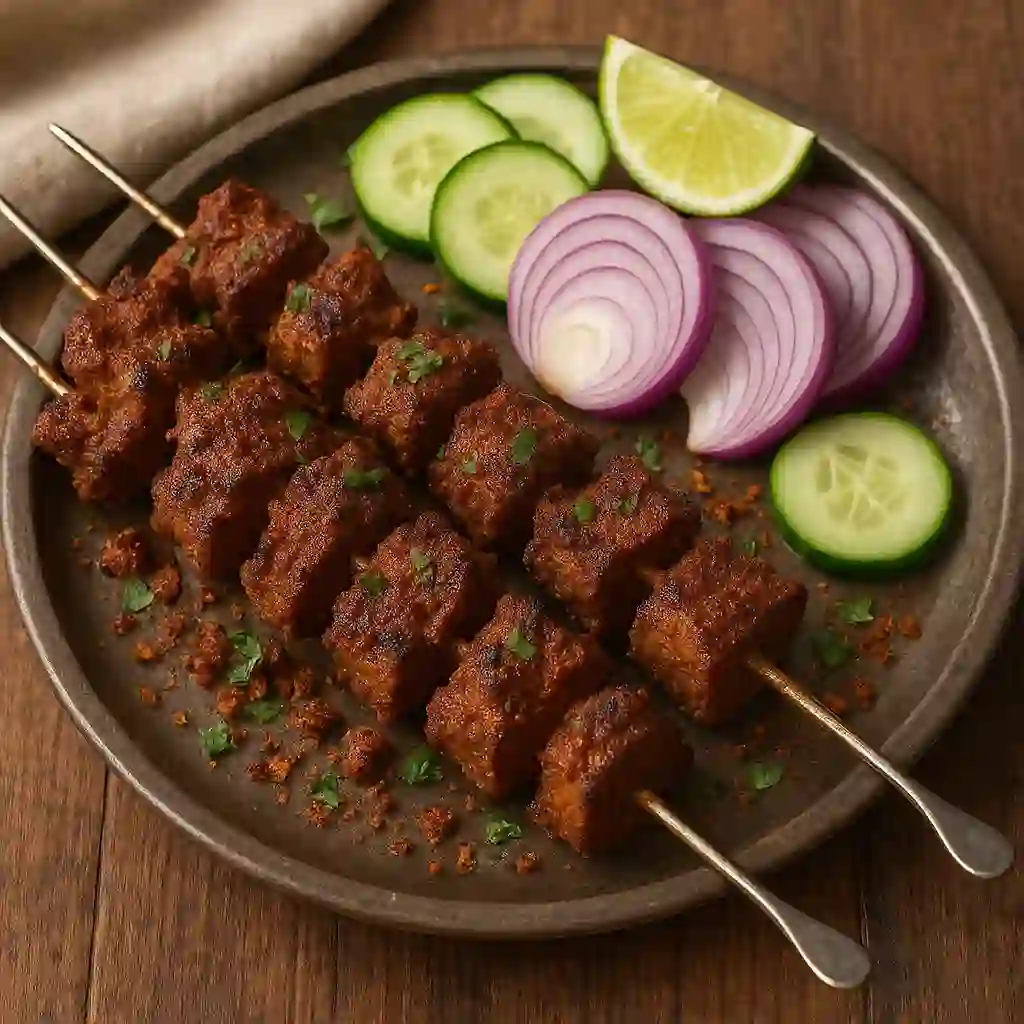 나이지리아식 매운 소고기 꼬치요리이니 수야 사진