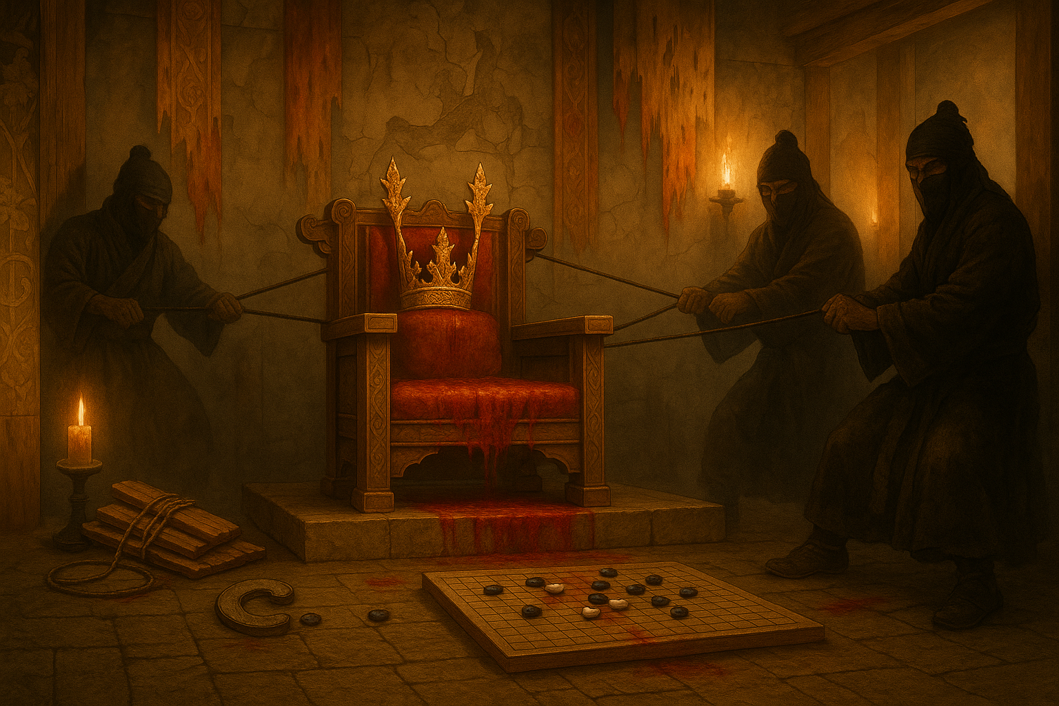 피로 얼룩진 왕좌와 끝나지 않는 권력 게임