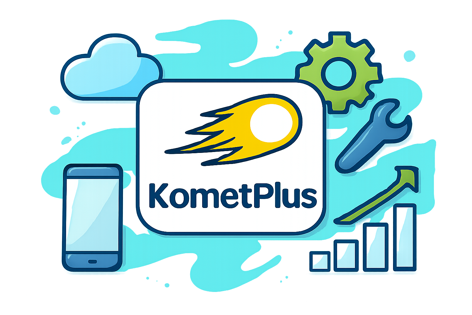 코멧 플러스 시각화이미지 (퍼플렉시티 생성)