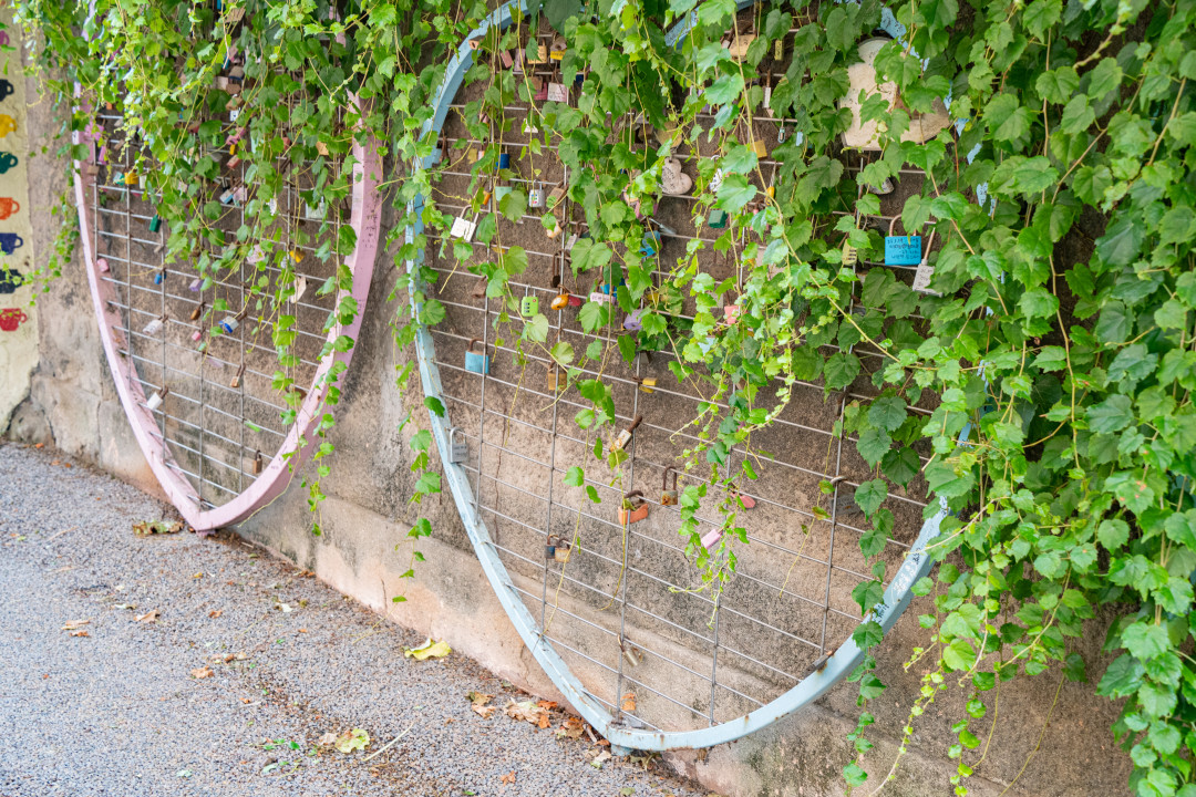 행궁동 벽화마을 사랑의 자물쇠