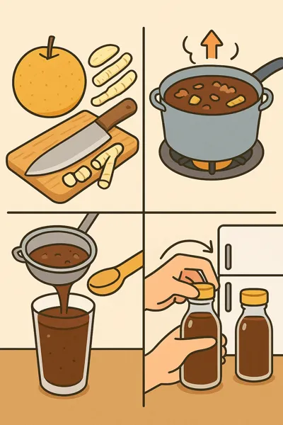 배도라지즙 만드는 법과 보관 방법16