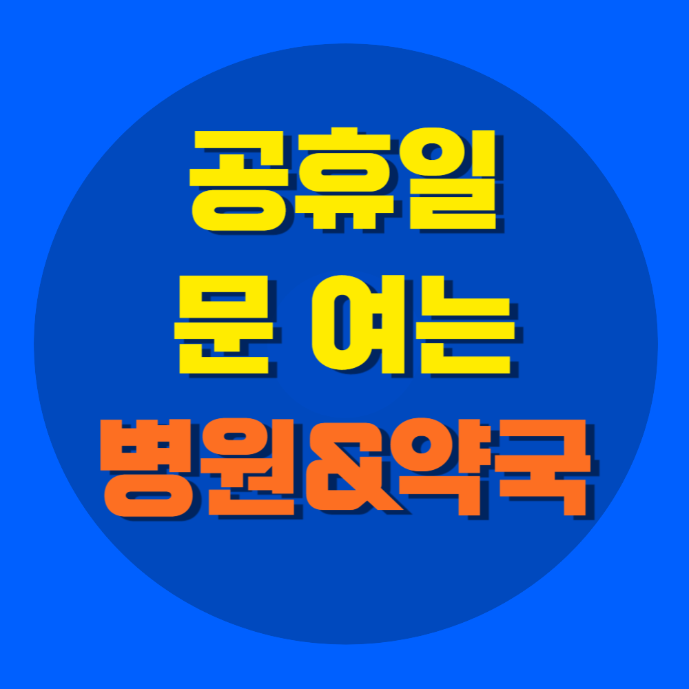 휴일에 문여는 약국