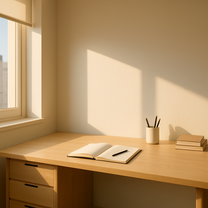 방안이 단정하게 정리되어 있는 모습