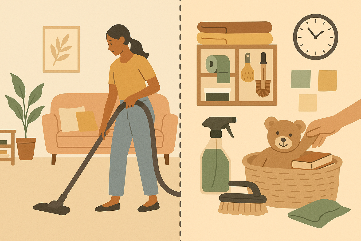 루틴으로 청소가 쉬워진다