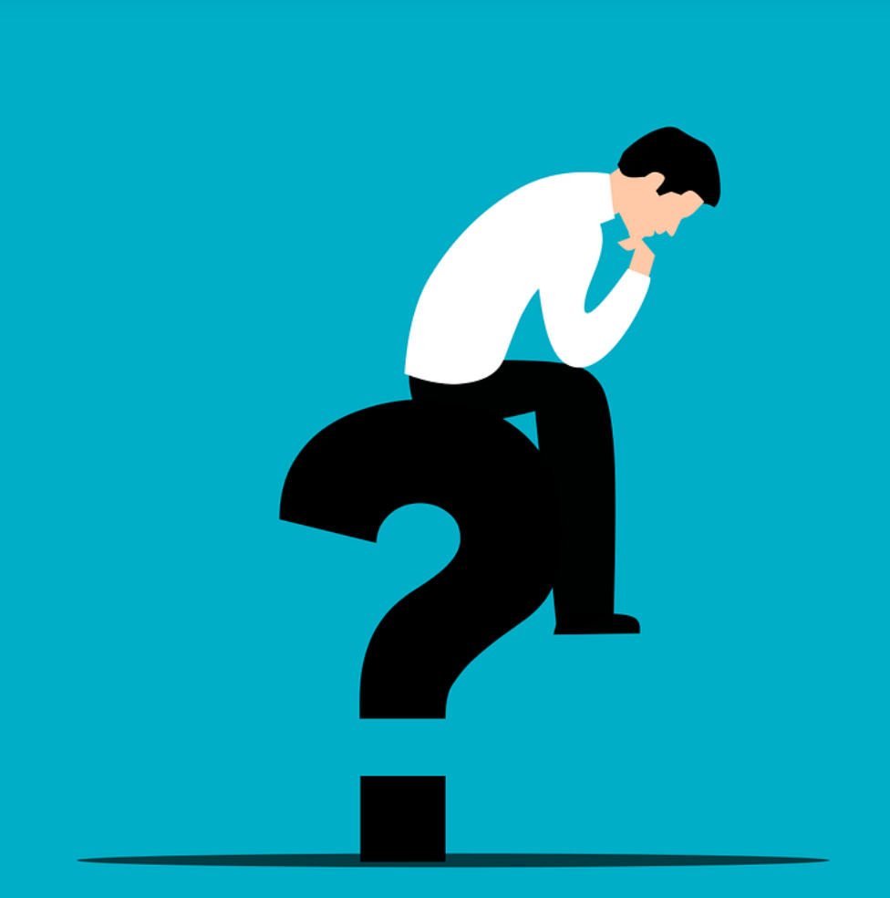 고민하는 사람 이미지