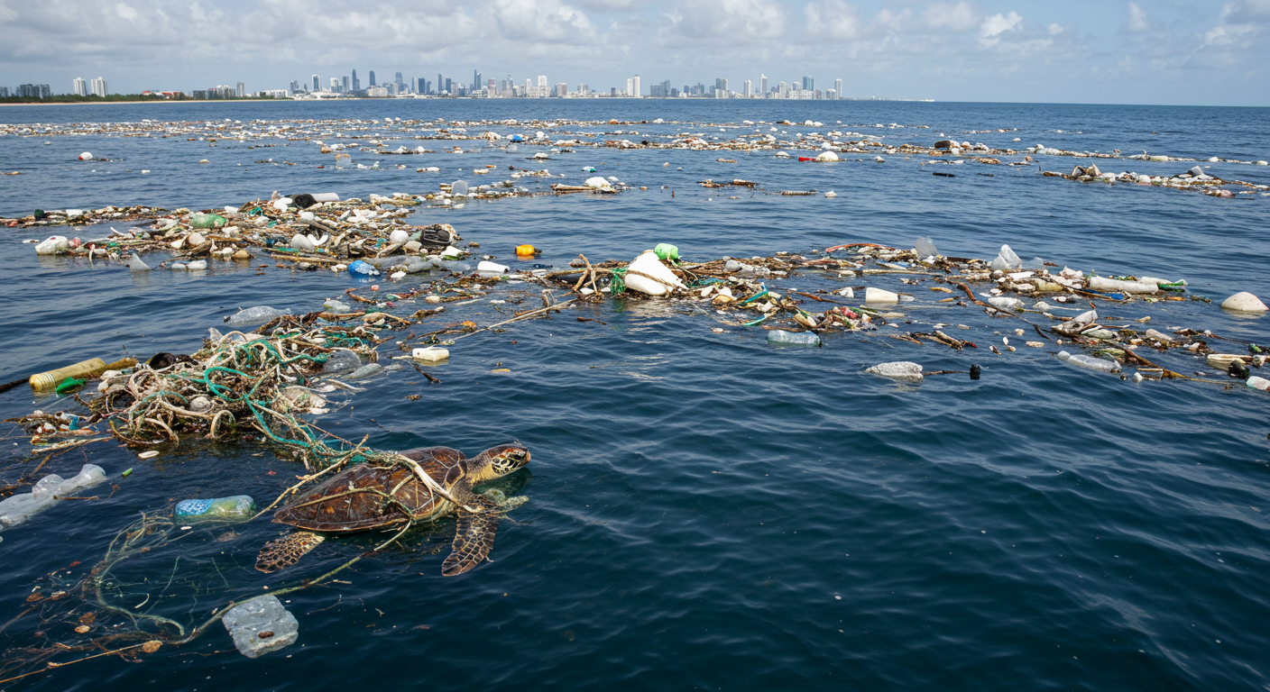 해양 플라스틱 오염과 그 해결책