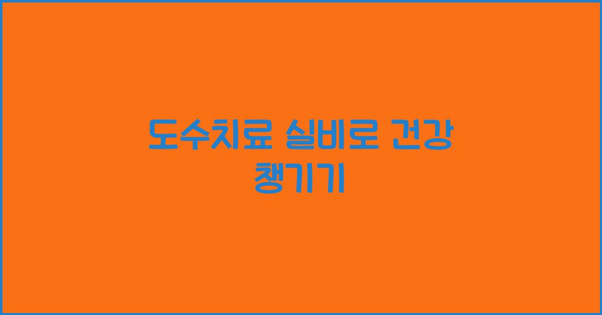 도수치료 실비