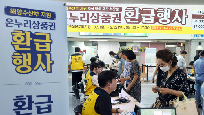 온누리상품권 환급행사 환급 방법 혜택